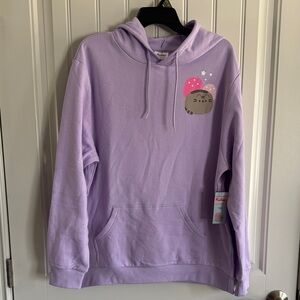 PUSHEEN BOX EXCLUSIVE! ✨PUSHEEN hoodie. Purple Hooded Sweatshirt. NWT!